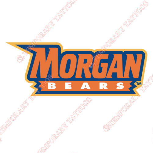 Morgan State Bears Customize Temporary Tattoos Stickers NO.5203